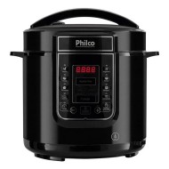 Panela Philco De Pressao 6 Litros Preta Digital Aco Inox